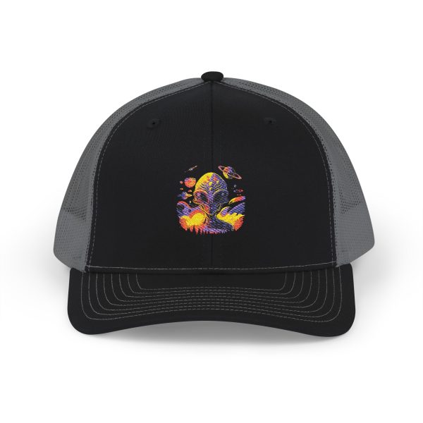 Vibrant Embroidered Snapback Trucker Cap, Unisex Hat for Festivals, Casual Wear, Sports Events, Gift for Outdoorsy Friends - Image 9