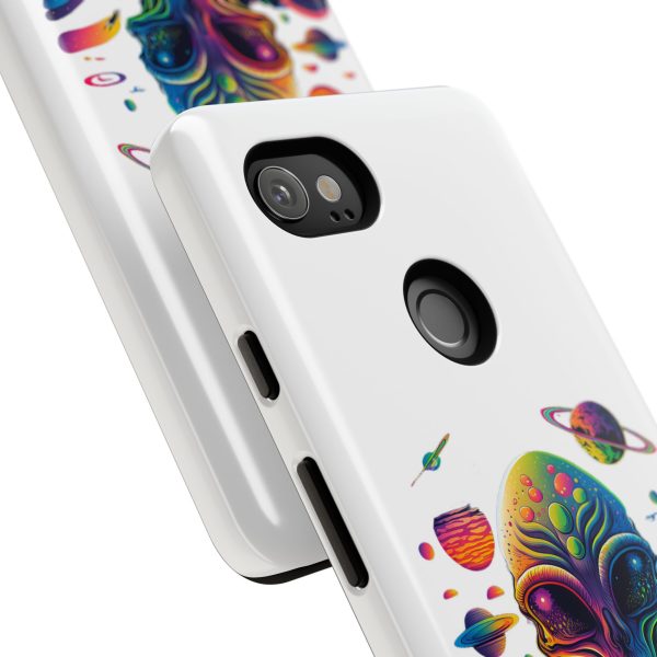 Colorful Alien Phone Case, Galaxy Design, Sci-Fi Accessories, Gifts for Space Lovers, Unique Mobile Cover, Tough Cases - Image 196