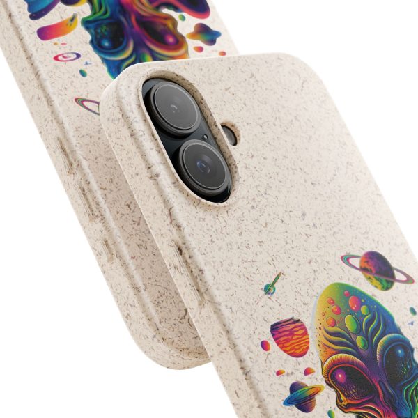 Vibrant Alien Biodegradable Phone Case | Eco-Friendly, Galaxy Inspired, Unique Gift, Trendy Phone Cover, For Space Lovers - Image 199