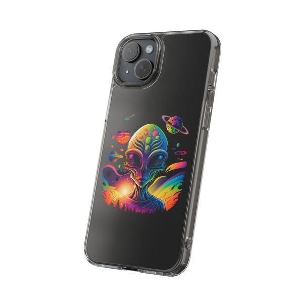 Alien Galaxy Clear Phone Case, Cosmic Phone Cover, Space Lover Gift, Unique Design for iPhone, Galaxy Phone Case - Image 59