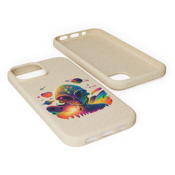 Vibrant Alien Biodegradable Phone Case | Eco-Friendly, Galaxy Inspired, Unique Gift, Trendy Phone Cover, For Space Lovers - Image 76