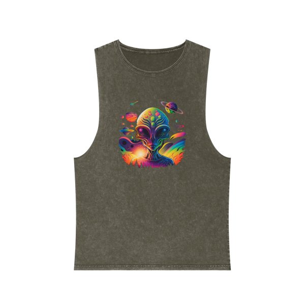 Unisex Stonewash Tank Top - Image 5