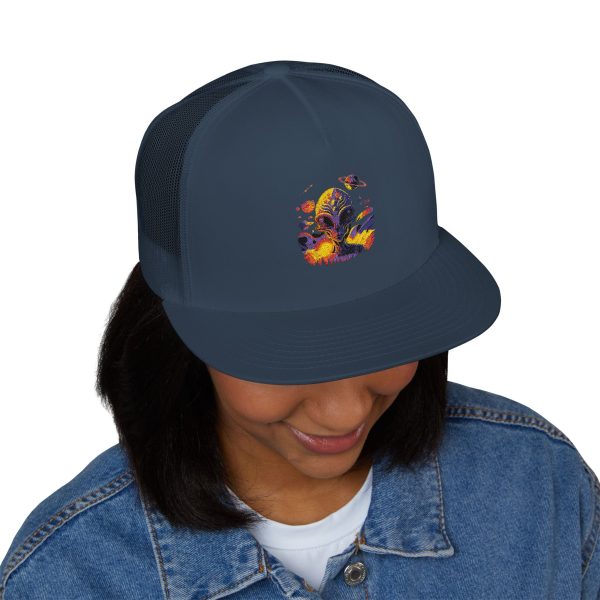 Vibrant Embroidered Trucker Cap, Colorful Hat for Festivals, Outdoor Events, Casual Wear, Unique Gift, Summer Accessory - Image 35