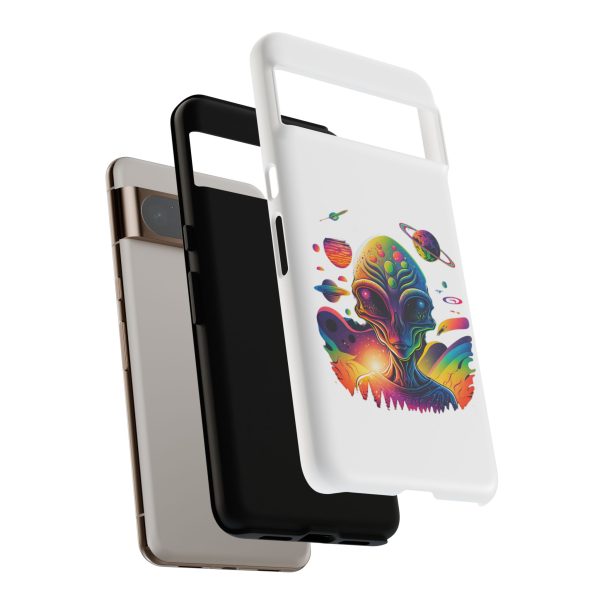 Colorful Alien Phone Case, Galaxy Design, Sci-Fi Accessories, Gifts for Space Lovers, Unique Mobile Cover, Tough Cases - Image 130