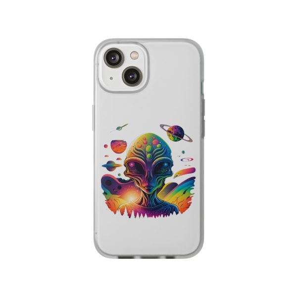 Colorful Alien Galaxy Phone Case, Cosmic Phone Cover, Unique Gift for Space Lovers, Festival Accessory, Astronaut Art Case - Image 197