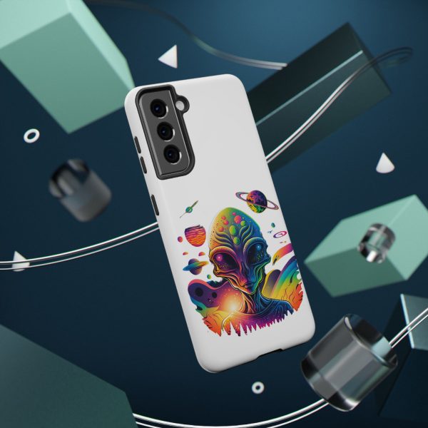Colorful Alien Phone Case for Protection and Style, Galaxy-Themed Case, Retro Vibe Case, Unique Gift for Sci-Fi Lovers, Planet Design Case - Image 26