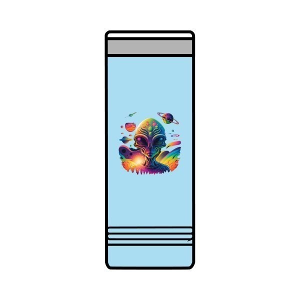 Colorful Alien Skinny Tumbler, 22oz - Cosmic Travel Mug, Unique Gift for Sci-Fi Lovers, Outdoor Adventure, Fun Birthday Gift, Alien Theme - Image 21