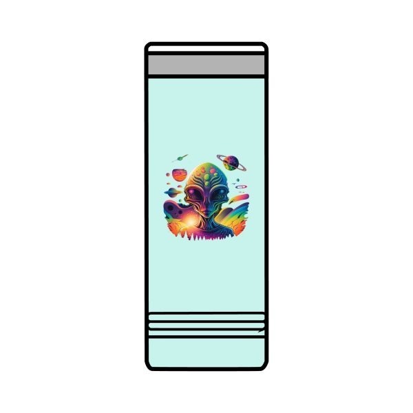 Colorful Alien Skinny Tumbler, 22oz - Cosmic Travel Mug, Unique Gift for Sci-Fi Lovers, Outdoor Adventure, Fun Birthday Gift, Alien Theme - Image 23