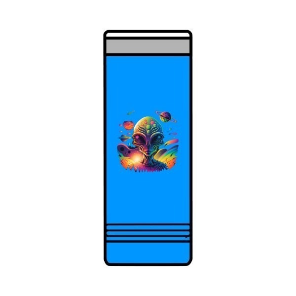 Colorful Alien Skinny Tumbler, 22oz - Cosmic Travel Mug, Unique Gift for Sci-Fi Lovers, Outdoor Adventure, Fun Birthday Gift, Alien Theme - Image 25
