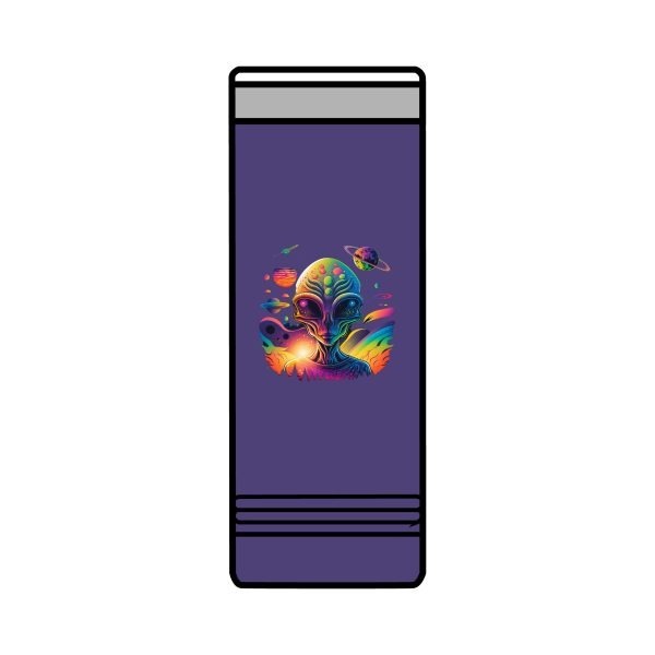 Colorful Alien Skinny Tumbler, 22oz - Cosmic Travel Mug, Unique Gift for Sci-Fi Lovers, Outdoor Adventure, Fun Birthday Gift, Alien Theme - Image 27