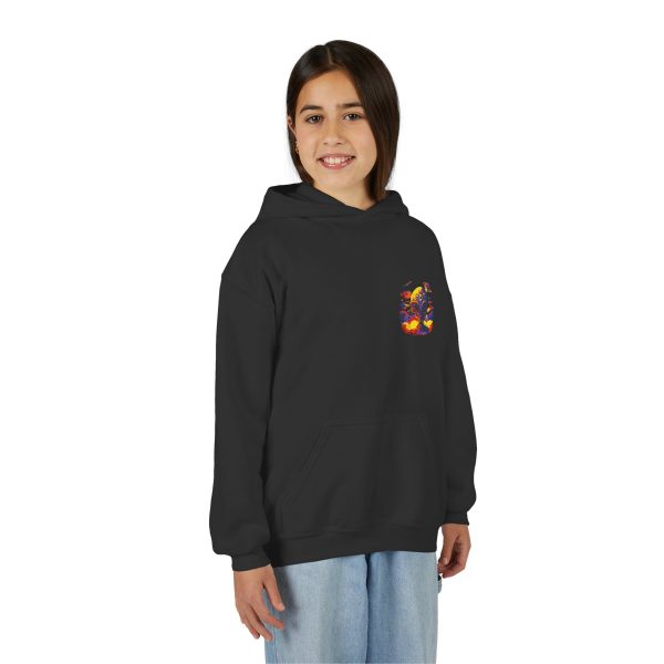 Youth Heavy Blend Hooded Sweatshirt with Colorful Graphic - Image 8