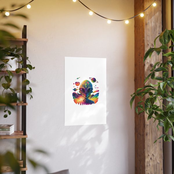Colorful Alien Art Poster, Psychedelic Wall Decor, Outer Space Prints, Home Decoration, Gift for Sci-Fi Lovers - Image 140
