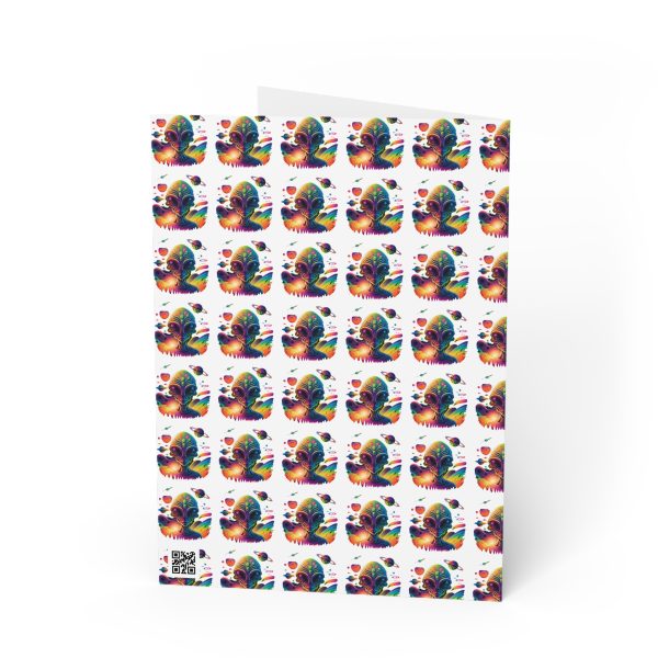 Colorful Tie-Dye Greeting Cards for All Occasions, Birthday Wishes, Thank You Notes, Friendship Cards, Eco-Friendly Stationery - Image 2
