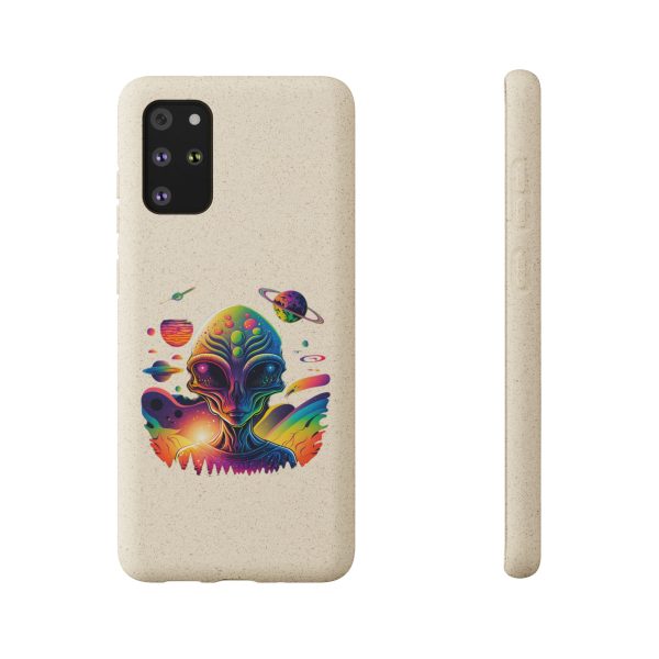 Vibrant Alien Biodegradable Phone Case | Eco-Friendly, Galaxy Inspired, Unique Gift, Trendy Phone Cover, For Space Lovers - Image 13