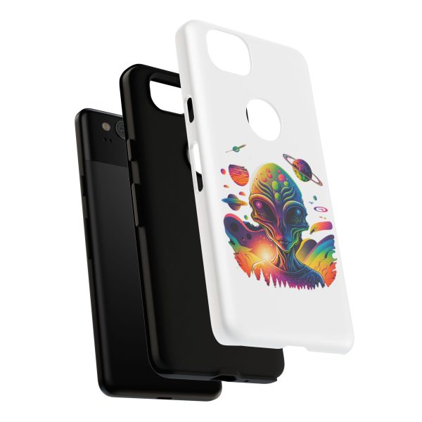 Colorful Alien Phone Case, Galaxy Design, Sci-Fi Accessories, Gifts for Space Lovers, Unique Mobile Cover, Tough Cases - Image 194