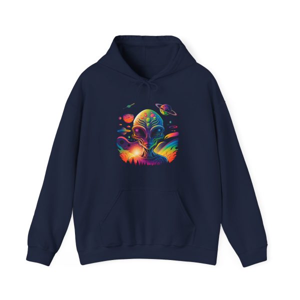 Colorful Cosmic Hoodie, Unisex Hoodie, Space Art Sweatshirt, Comfortable Pullover, Gift for Astronomers, Warm Hoodie for All Seasons - Image 25