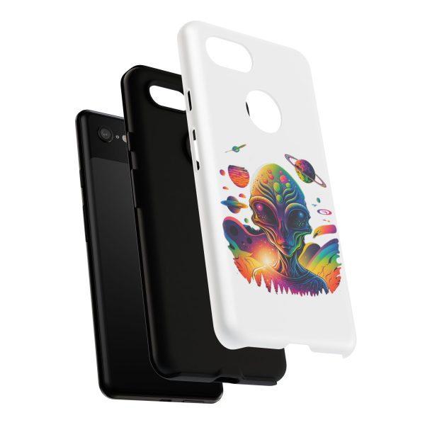 Colorful Alien Phone Case, Galaxy Design, Sci-Fi Accessories, Gifts for Space Lovers, Unique Mobile Cover, Tough Cases - Image 212