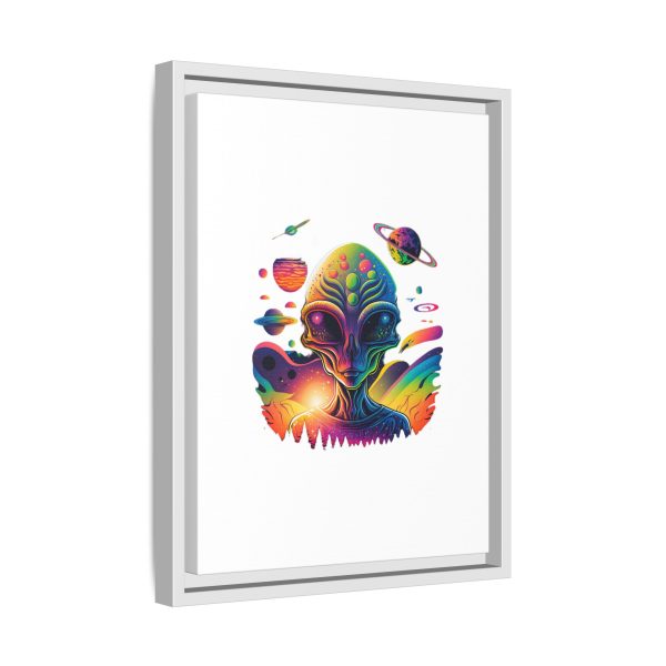 Vibrant Alien Canvas Art Print, Framed Decor for Sci-Fi Lovers, Cosmic Wall Art, Colorful Home Decoration, Unique Gift Idea - Image 158