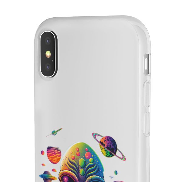 Colorful Alien Galaxy Phone Case, Cosmic Phone Cover, Unique Gift for Space Lovers, Festival Accessory, Astronaut Art Case - Image 100