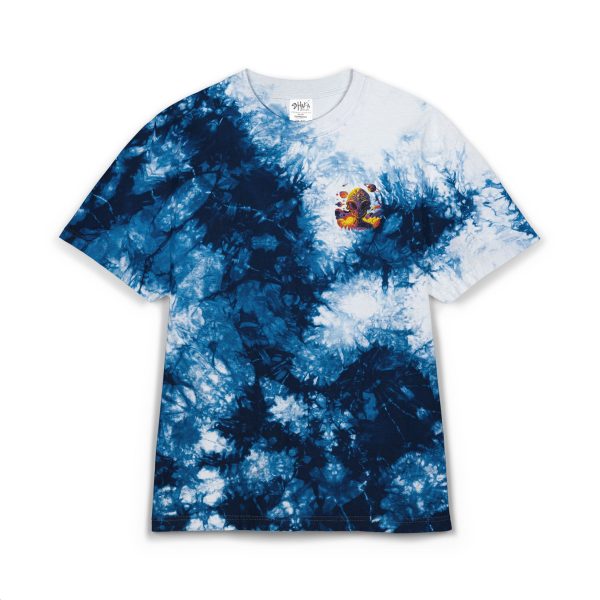 Vibrant Tie-Dye T-Shirt for Festival Fun, Perfect Summer Wear, Boho Style Tee, Gift for Friends, Embroidered Detail - Image 10