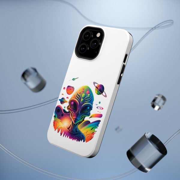Colorful Alien Phone Case for Protection and Style, Galaxy-Themed Case, Retro Vibe Case, Unique Gift for Sci-Fi Lovers, Planet Design Case - Image 21