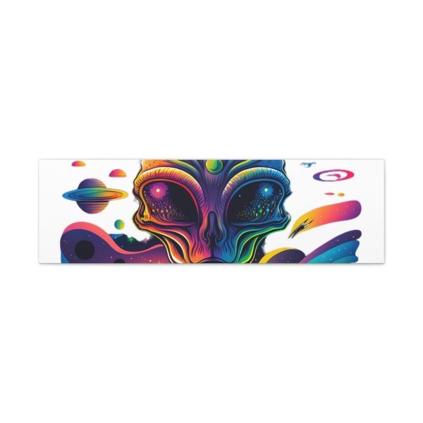 Alien Art Canvas Print, Colorful Wall Decor, Retro Sci-Fi Artwork, Unique Home Accent, Space Lover Gift - Image 77