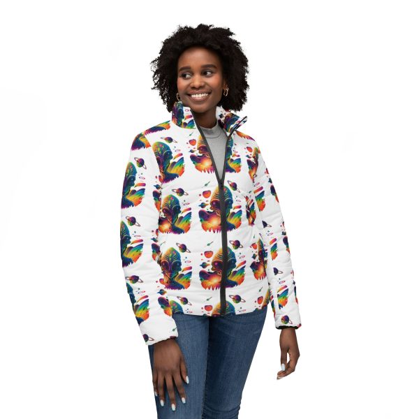 Women’s Puffer Jacket (AOP) - Image 3