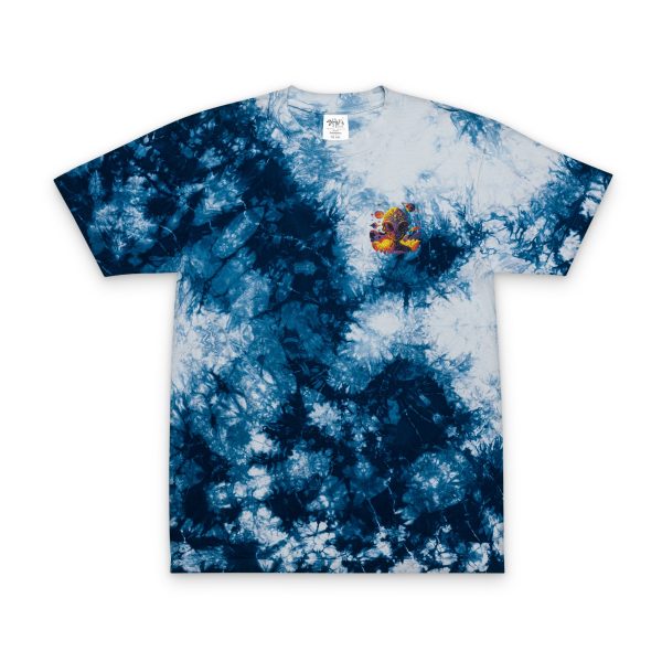 Vibrant Tie-Dye T-Shirt for Festival Fun, Perfect Summer Wear, Boho Style Tee, Gift for Friends, Embroidered Detail - Image 9