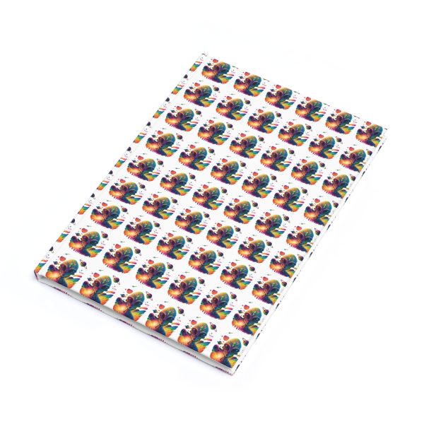 Colorful Patterned Hardcover Journal - Artistic Notebook for Writers, Gifts for Students, Journaling, Scrapbooking, School Supplies, [...] - Image 4