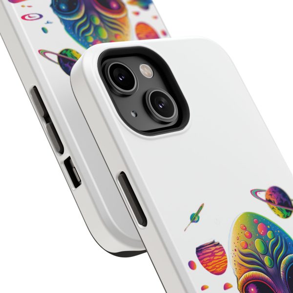 Colorful Alien Phone Case for Protection and Style, Galaxy-Themed Case, Retro Vibe Case, Unique Gift for Sci-Fi Lovers, Planet Design Case - Image 96