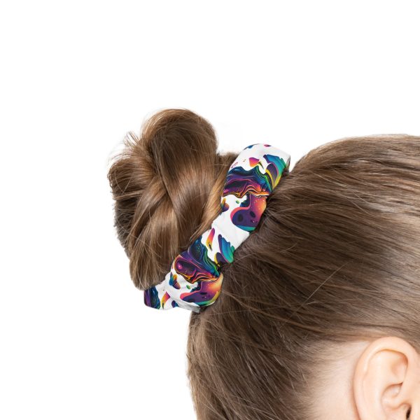 Vibrant Tie-Dye Scrunchie | Colorful Hair Accessory, Boho Style, Gift for Her, Festival Hair, Summer Essentials - Image 4
