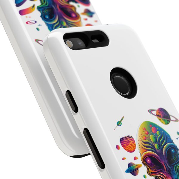 Colorful Alien Phone Case, Galaxy Design, Sci-Fi Accessories, Gifts for Space Lovers, Unique Mobile Cover, Tough Cases - Image 250