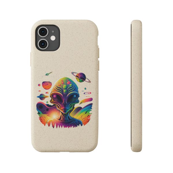 Vibrant Alien Biodegradable Phone Case | Eco-Friendly, Galaxy Inspired, Unique Gift, Trendy Phone Cover, For Space Lovers - Image 101