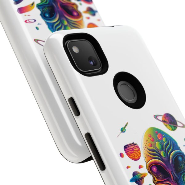 Colorful Alien Phone Case, Galaxy Design, Sci-Fi Accessories, Gifts for Space Lovers, Unique Mobile Cover, Tough Cases - Image 238