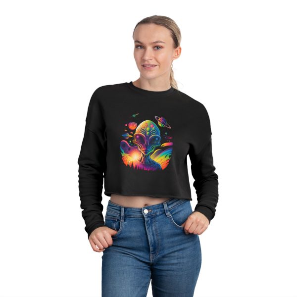 Women's Cropped Sweatshirt - Image 12