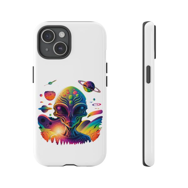 Colorful Alien Phone Case, Galaxy Design, Sci-Fi Accessories, Gifts for Space Lovers, Unique Mobile Cover, Tough Cases - Image 99