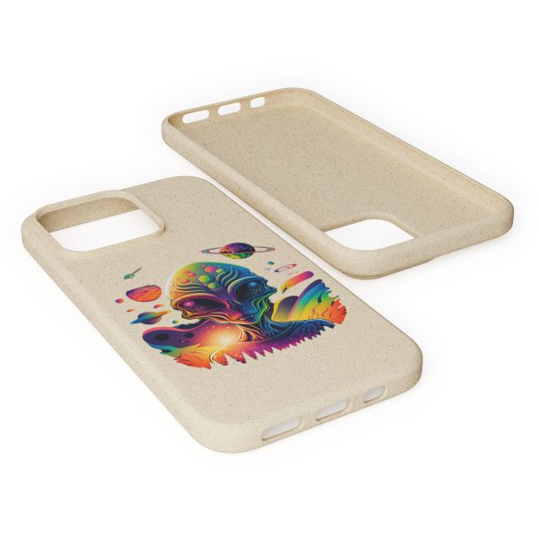 Vibrant Alien Biodegradable Phone Case | Eco-Friendly, Galaxy Inspired, Unique Gift, Trendy Phone Cover, For Space Lovers - Image 96