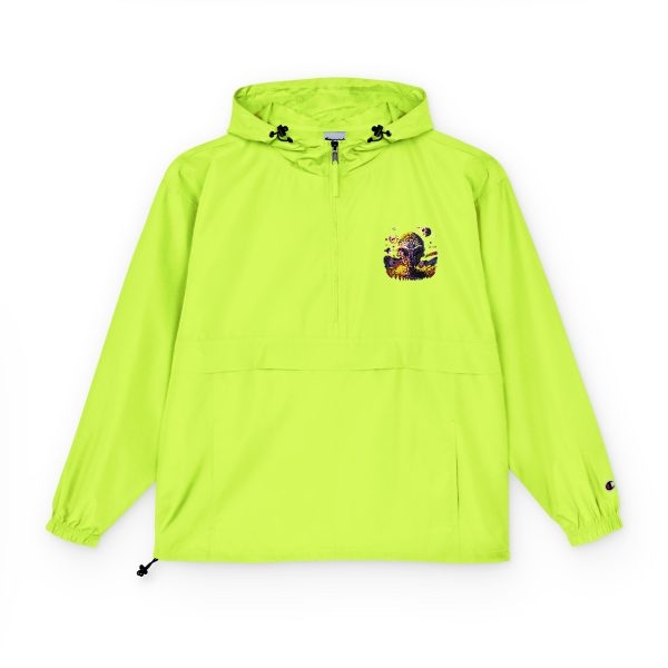 Vibrant Packable Anorak Jacket, Lightweight Rain Jacket, Stylish Outdoor Apparel, Perfect for Travel & Festivals, Unisex Windbreaker - Image 5