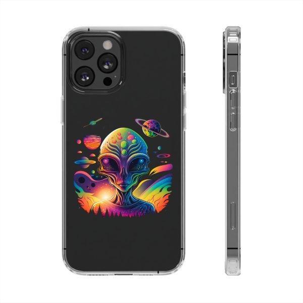 Alien Galaxy Clear Phone Case, Cosmic Phone Cover, Space Lover Gift, Unique Design for iPhone, Galaxy Phone Case - Image 22