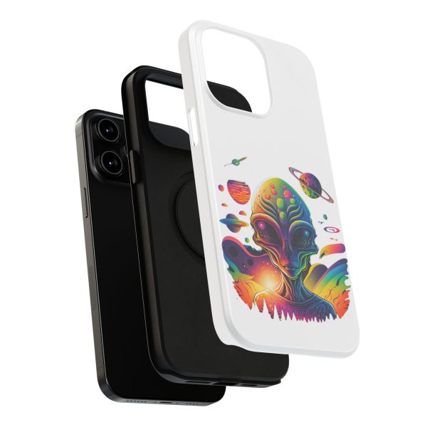 Colorful Alien Phone Case for Protection and Style, Galaxy-Themed Case, Retro Vibe Case, Unique Gift for Sci-Fi Lovers, Planet Design Case - Image 122