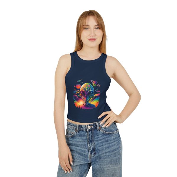 Women's Micro Rib Racer Tank Top - Image 16