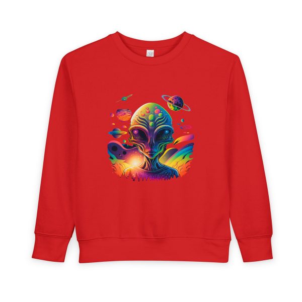 Cosmic Alien Toddler Sweatshirt - Cute Space Theme, Perfect for Birthdays, Gifts, Astronaut Enthusiasts, Baby Shower, Everyday Wear - Image 29