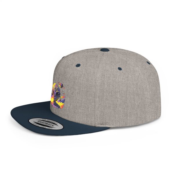 Vibrant Graphic Snapback Hat - Trendy Streetwear Cap for Outdoor Adventures, Casual Fashion, Gift Ideas, Summer Festivals, Everyday Wear - Image 24