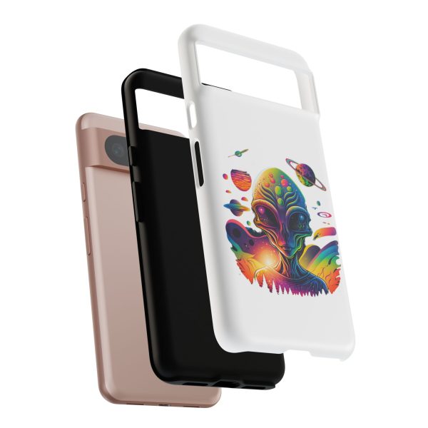 Colorful Alien Phone Case, Galaxy Design, Sci-Fi Accessories, Gifts for Space Lovers, Unique Mobile Cover, Tough Cases - Image 138