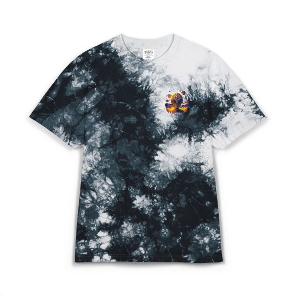 Vibrant Tie-Dye T-Shirt for Festival Fun, Perfect Summer Wear, Boho Style Tee, Gift for Friends, Embroidered Detail - Image 6