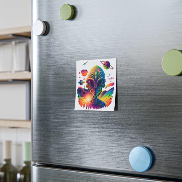 Cosmic Alien Post-it® Note Pads | Vibrant Space-Themed Sticky Notes, Office Supplies, Gifts for Sci-Fi Fans, School Accessories, [...] - Image 4
