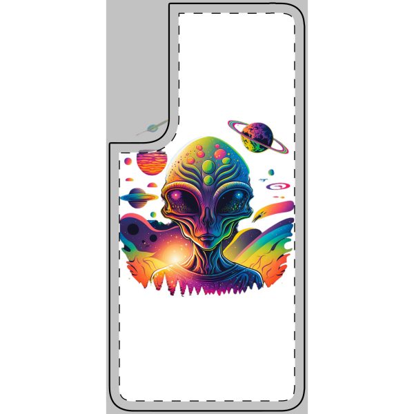Vibrant Alien Phone Skin, Colorful Phone Case, Galaxy Design, Cosmic Phone Protector, Unique Alien Aesthetic, Gift for Sci-Fi Lovers - Image 12