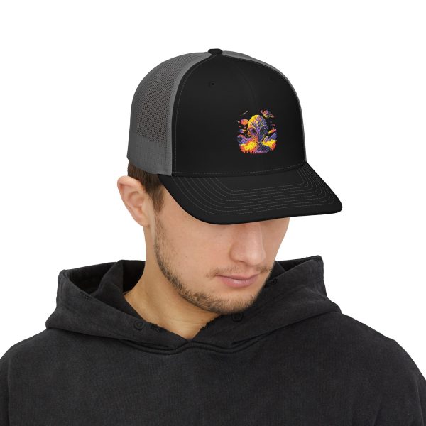 Vibrant Embroidered Snapback Trucker Cap, Unisex Hat for Festivals, Casual Wear, Sports Events, Gift for Outdoorsy Friends - Image 11