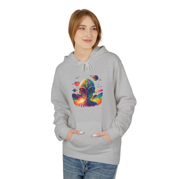 Vibrant Artistic Fleece Hoodie, Cozy Unisex Sweatshirt, Colorful Graphic Hoodie, Trendy Casual Wear, Unique Gift Idea, Streetwear Style - Image 27