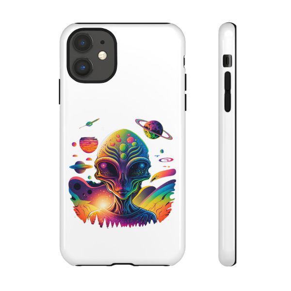 Colorful Alien Phone Case, Galaxy Design, Sci-Fi Accessories, Gifts for Space Lovers, Unique Mobile Cover, Tough Cases - Image 13